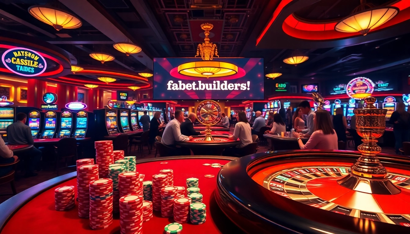 Experience high-stakes excitement at the casino with vibrant gaming scenes, discover https://fabet.builders/ for winning strategies now!